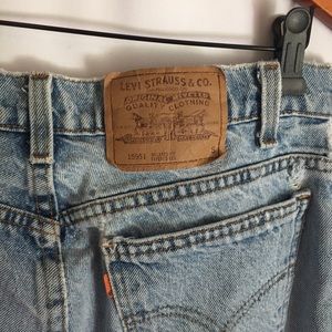 Vintage Levi’s 15951 orange tab tapered mom jeans